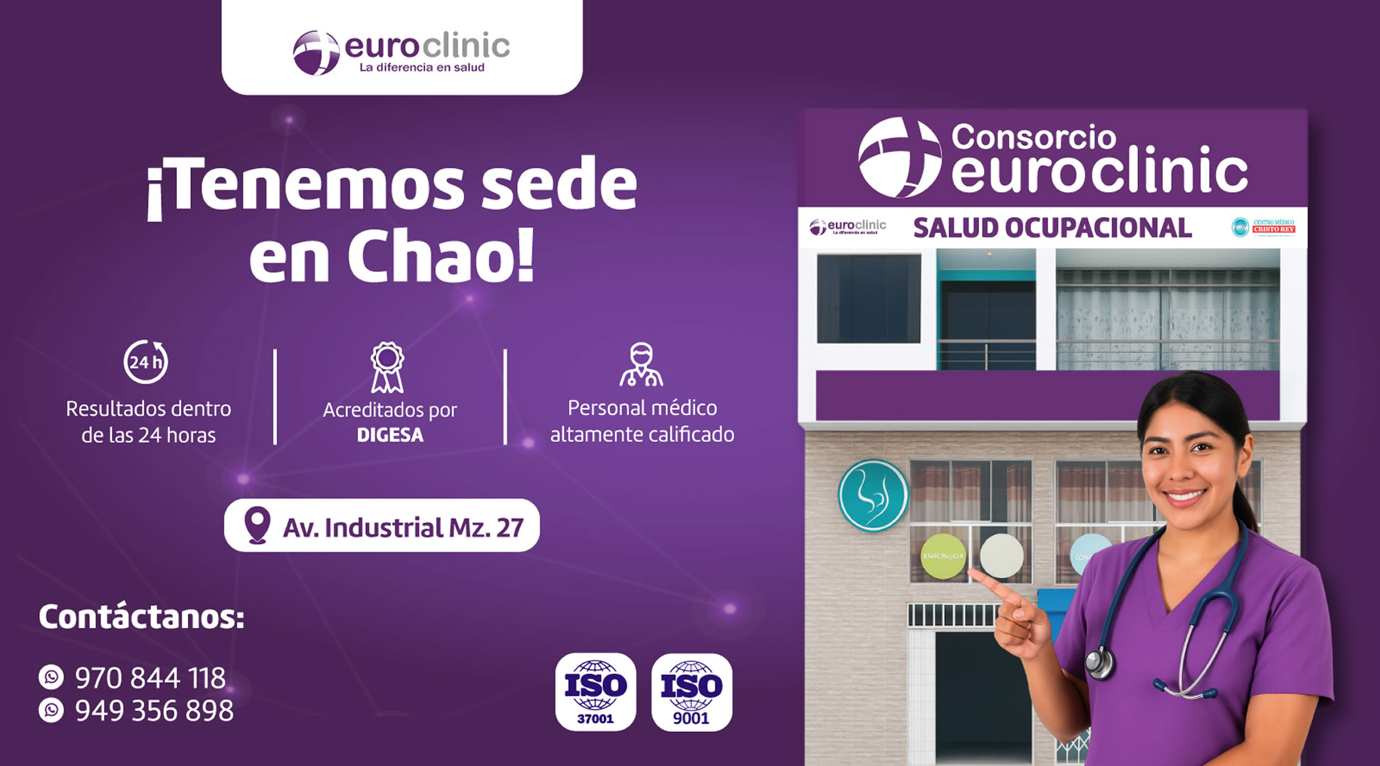 Av. Industrial Mz. 27 - Chao
